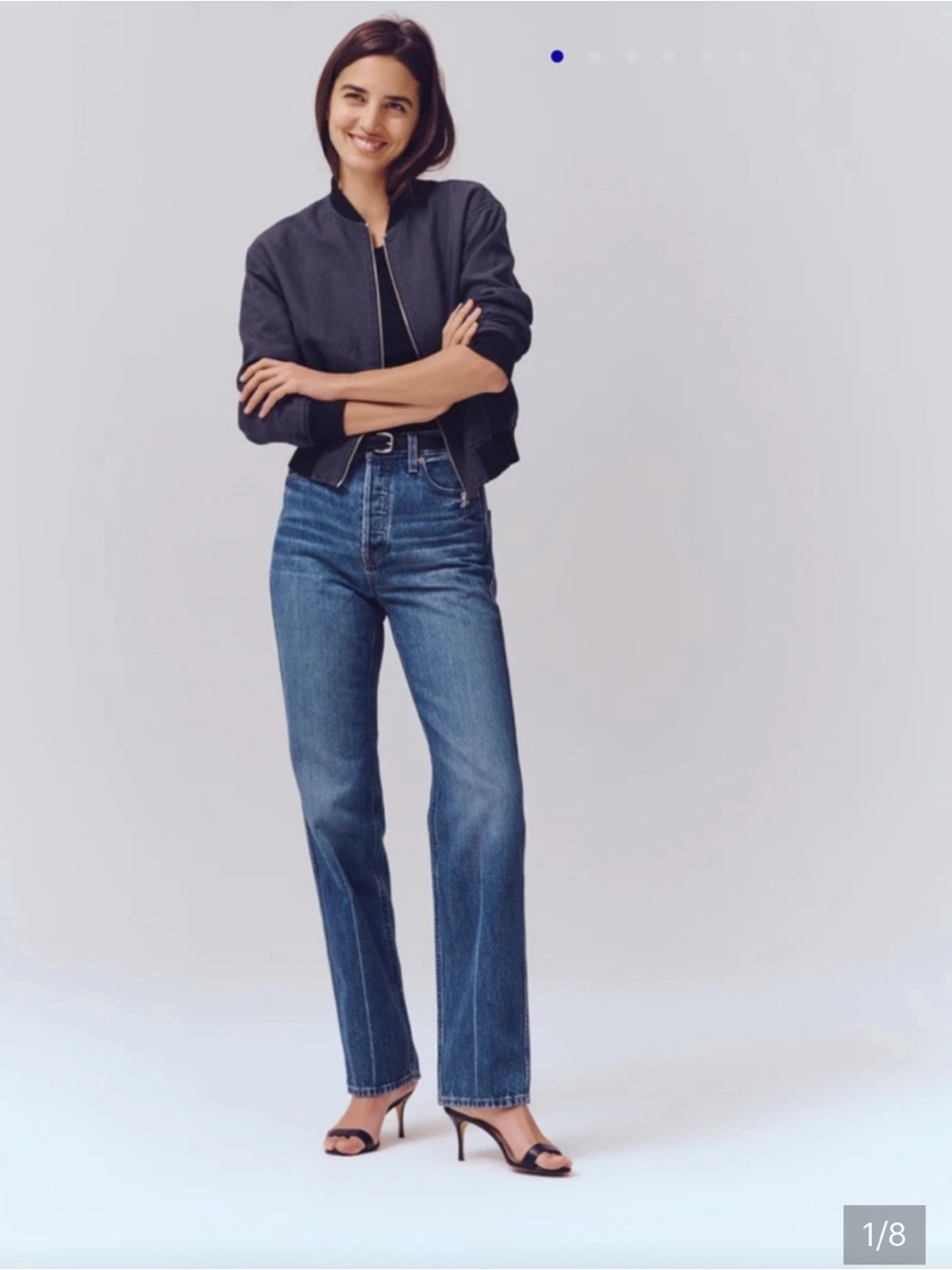 Alex Mill Carla High-Rise Straight Women's Jeans - Vintage medium indigo